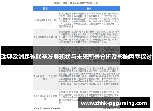 瑞典欧洲足球联赛发展现状与未来前景分析及影响因素探讨