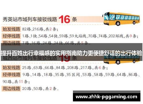 提升百姓出行幸福感的实用指南助力更便捷舒适的出行体验