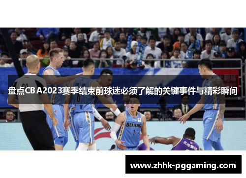盘点CBA2023赛季结束前球迷必须了解的关键事件与精彩瞬间 盘点CBA2023赛季结束前球迷必须了解的关键事件与精彩瞬间